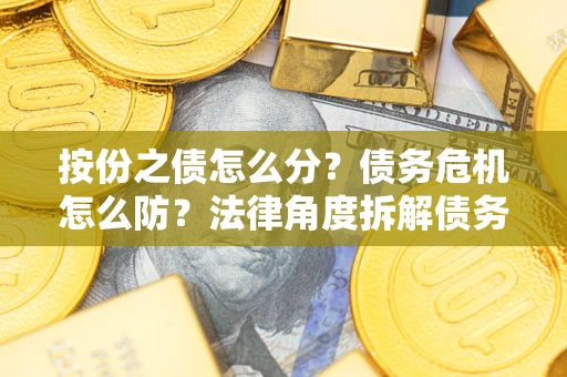 济南按份之债怎么分？债务危机怎么防？法律角度拆解债务分配与风险自保指南