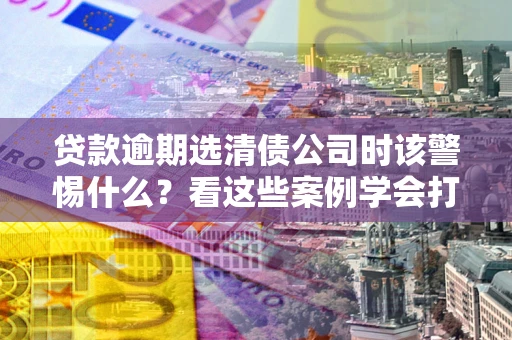 济南贷款逾期选清债公司时该警惕什么？看这些案例学会打翻身仗