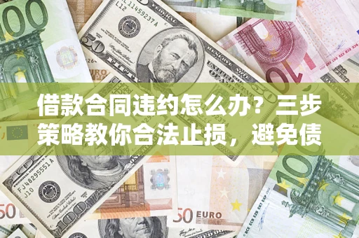 济南借款合同违约怎么办？三步策略教你合法止损，避免债务危机升级